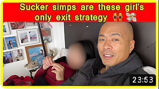 Girls & Prostitutes have the same mentality as homeless guys. Their exit strategy is a sucker simp