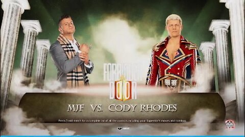 WWE X AEW MJF vs Cody Rhodes