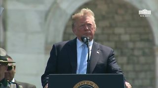 Trump honors Lt. Aaron Allen at National Peace Officers' Memorial Service