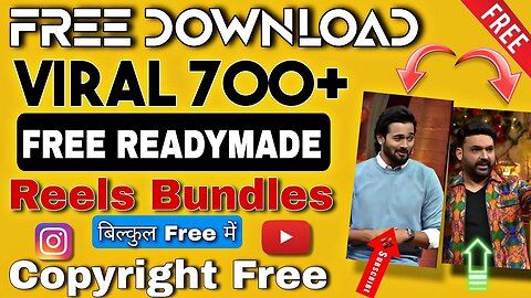 Download Free 700+ Kapil Sharma Reels Bundle | @KapilSharmaK9 Reels/Shorts Bundle Free Download