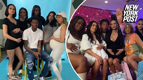 Musician gets 5 women pregnant at the same time and throws joint baby shower