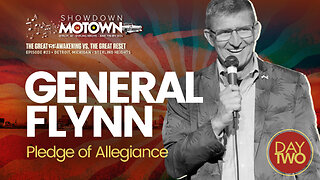 General Flynn | General Flynn Leads Us In the Pledge of Allegiance At ReAwaken America Tour Detroit, Michigan! Join Navarro, Flynn, Eric Trump & Team America At Oct 18-19 Selma, NC ReAwaken! Request Tix Via Text 918-851-0102