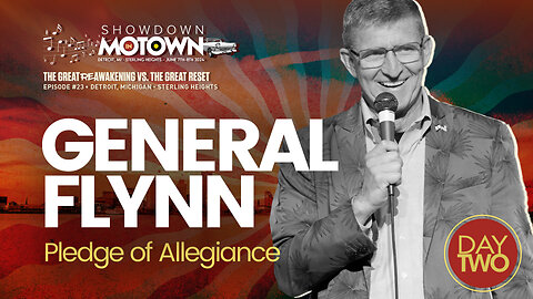 General Flynn | General Flynn Leads Us In the Pledge of Allegiance At ReAwaken America Tour Detroit, Michigan! Join Navarro, Flynn, Eric Trump & Team America At Oct 18-19 Selma, NC ReAwaken! Request Tix Via Text 918-851-0102