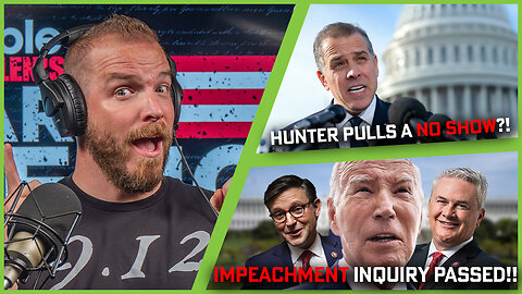 Hunter DEFIES Subpoena, GOP MUST ACT + Impeachment Inquiry PASSED! Down Go The Bidens!!