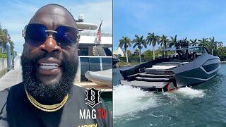 Rick Ross Shows Off $6M Lamborghini Yacht! 🛥