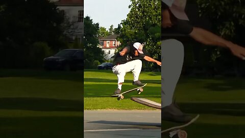 EJ w/a BIG front 180 up the tail and half cab into the kicker at Millersville #skatepark #skate