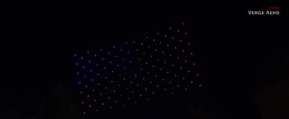 Philadelphia drone light show for medical workers