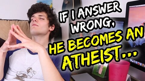 If I answer wrong, he becomes an atheist… | Jordan's Messyges