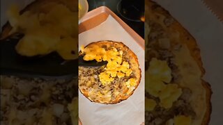 breakfast pizza | easy breakfast pizza | breakfast pizza recipe #Shorts