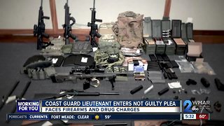 Coast Guard Lt. accused of plotting terror attack pleads not guilty