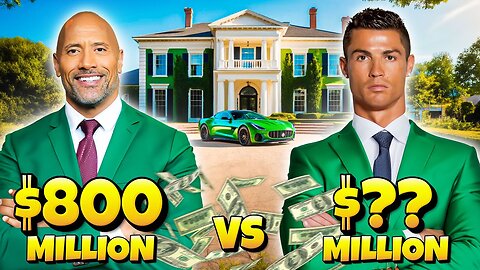 The Rock vs Cristiano Ronaldo - Who Is Richer?