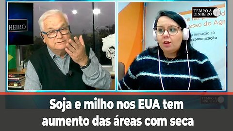 Soja e milho nos EUA tem aumento das áreas com seca e deixa a safra 2023/24 mais fragilizada