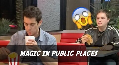 magic in public. public are 😲 shocked 😲😲.