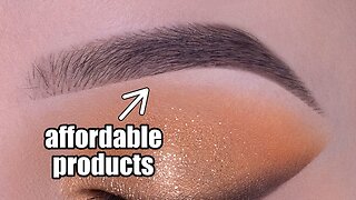 Easy Drugstore Eyebrow Tutorial | You don't need Expensive Brow Products!