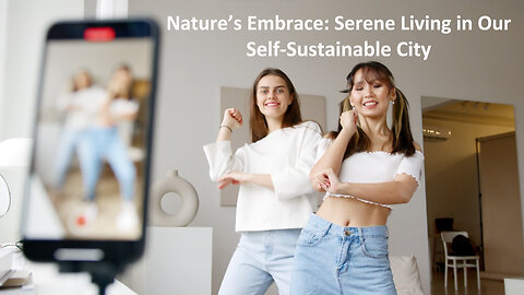 Nature's Embrace: Serene Living in Our Self-Sustainable City