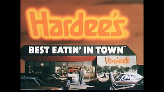 1970s HARDEE'S FAST FOOD TV COMMERCIALS