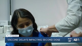 Vaccine shipping delays raise concerns for those needing 2nd dose