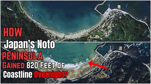 How Japan's Noto Peninsula Gained 820 Feet of Coastline Overnight