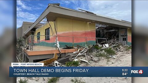 Fort Myers Beach town hall demolition