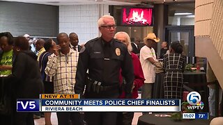 Community meets police chief finalists