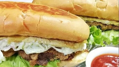 Anda Shami Burger By Recipe King 🍔