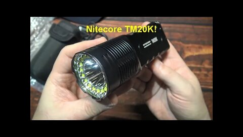 Nitecore TM20K (Sneak Peek) Flashlight Kit Review! (20,000 lumens!)