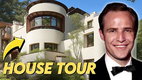 Marlon Brando | House Tour | Hollywood Hills Mansion: Inside the Iconic Laurel View Residence