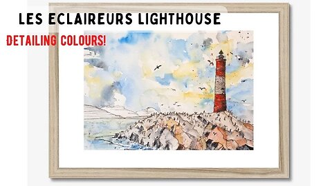Adding Bold Colours and Shadows to Our Sketch, Is it worth it? - Les Eclaireurs Lighthouse, Part 2