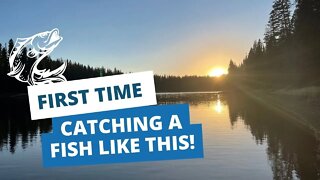 Fly Fishing in a High Alpine Lake