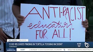 CUSD releases finding in tortilla incident
