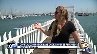 Coastal Commission says Shelter Island docks must be removed