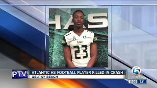 Delray Beach football player killed in crash