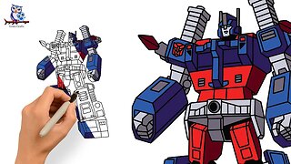How to Draw Ultra Magnus G1 - Transformers Prime