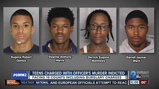 Teens indicted on 19 counts in Officer Caprio's death