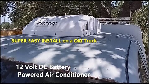 OuteQuip 12 Volt DC roof air for camper, RV, Truck, van and it's easy to install, cheap to buy