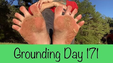 Grounding Day 171 - A barefoot walk in the woods with the dogs