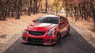 Loud 600+ WHP 2013 Cadillac CTS-V Burnout with exhaust cut outs