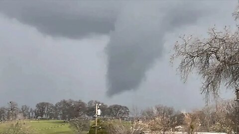 Tornado in Tuolumne County as seen by Ham Radio operators for the OES Operations Center #hamradio