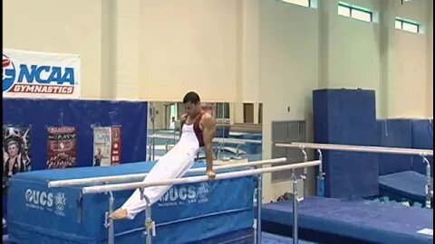 Peach on Parallel Bars featuring Coach Mark Williams