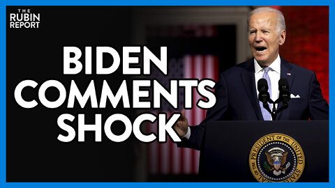 Watch Biden's Divisive Speech Insulting a Huge Percentage of the US | DM CLIPS | Rubin Report