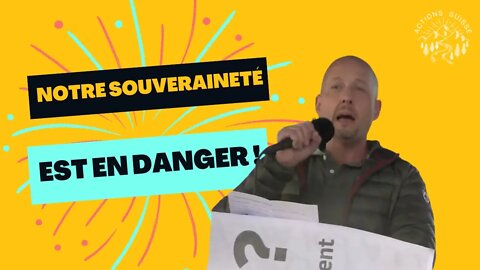 DAN NOTARIO : "NOTRE SOUVERAINETÉ EST EN DANGER"