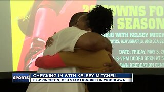 Kelsey Mitchell, former Princeton and OSU star, honored in Woodlawn