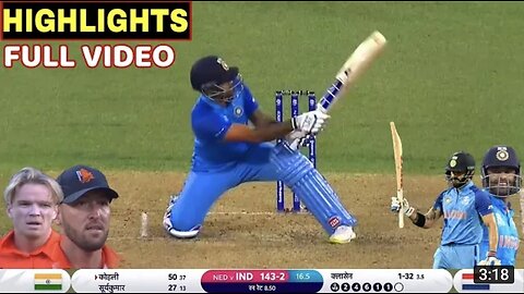 IND vs NED 23rd T20 Cricket Match Full Highlights Cricket Live Highlights