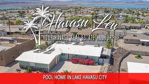 Lake Havasu Pool Home 171 El Rio Dr MLS 1025861