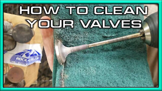 2001 Sludge Accord Cleaning the head removing and cleaning the valves