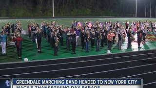 Greendale High School's marching band to take part in Macy's Thanksgiving Day Parade
