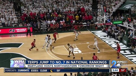 No. 7 Terps look to stay hot against Northwestern