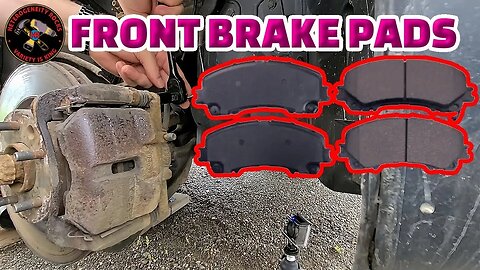How to replace your front brake pads. #brake #mechanic