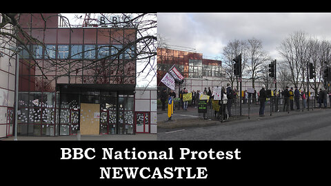 BBC National Protest Newcastle 11/2/2023
