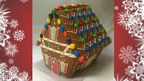 How to make an elf-inspired gingerbread house